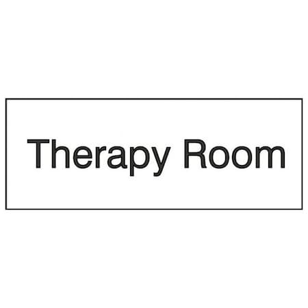 Accuform 8 in W x 3 in H, Engraved Plastic PSG919WT